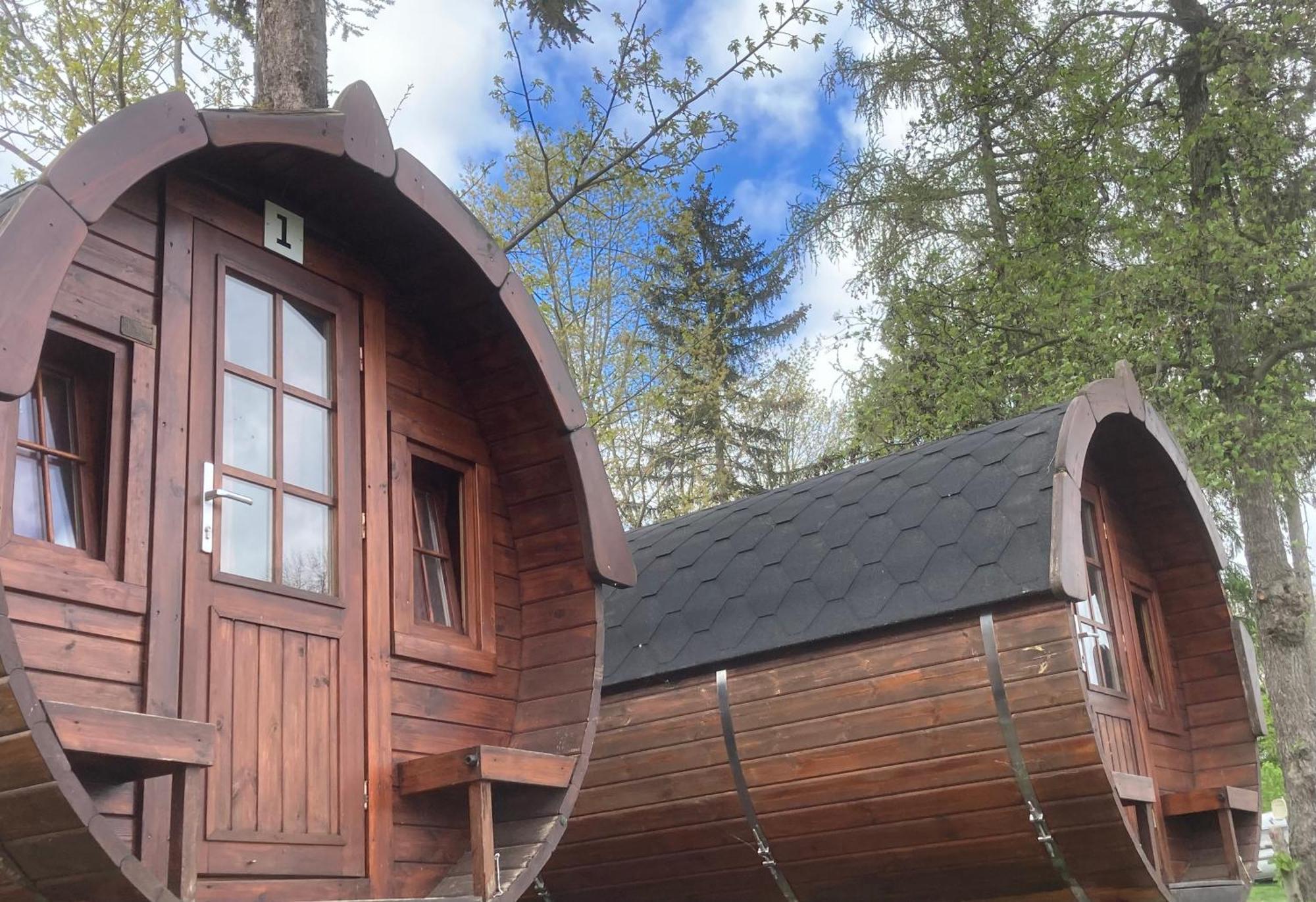 Campingfass Mit Panoramaterrasse Langenbernsdorf Exterior photo