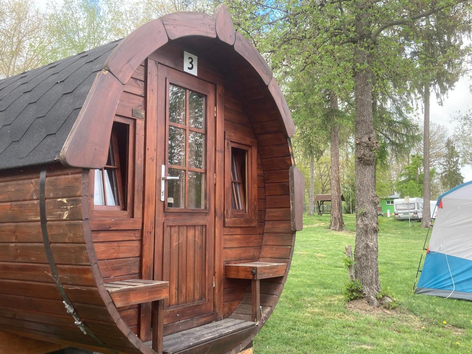 Campingfass Mit Panoramaterrasse Langenbernsdorf Exterior photo
